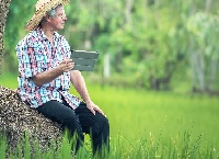 农民正在迅速提高信息技术的技能